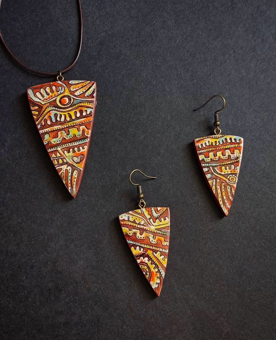 Hand-painted Wooden Set