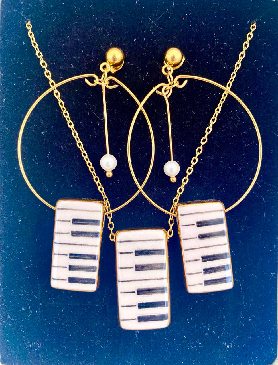 Ceramic Piano set
