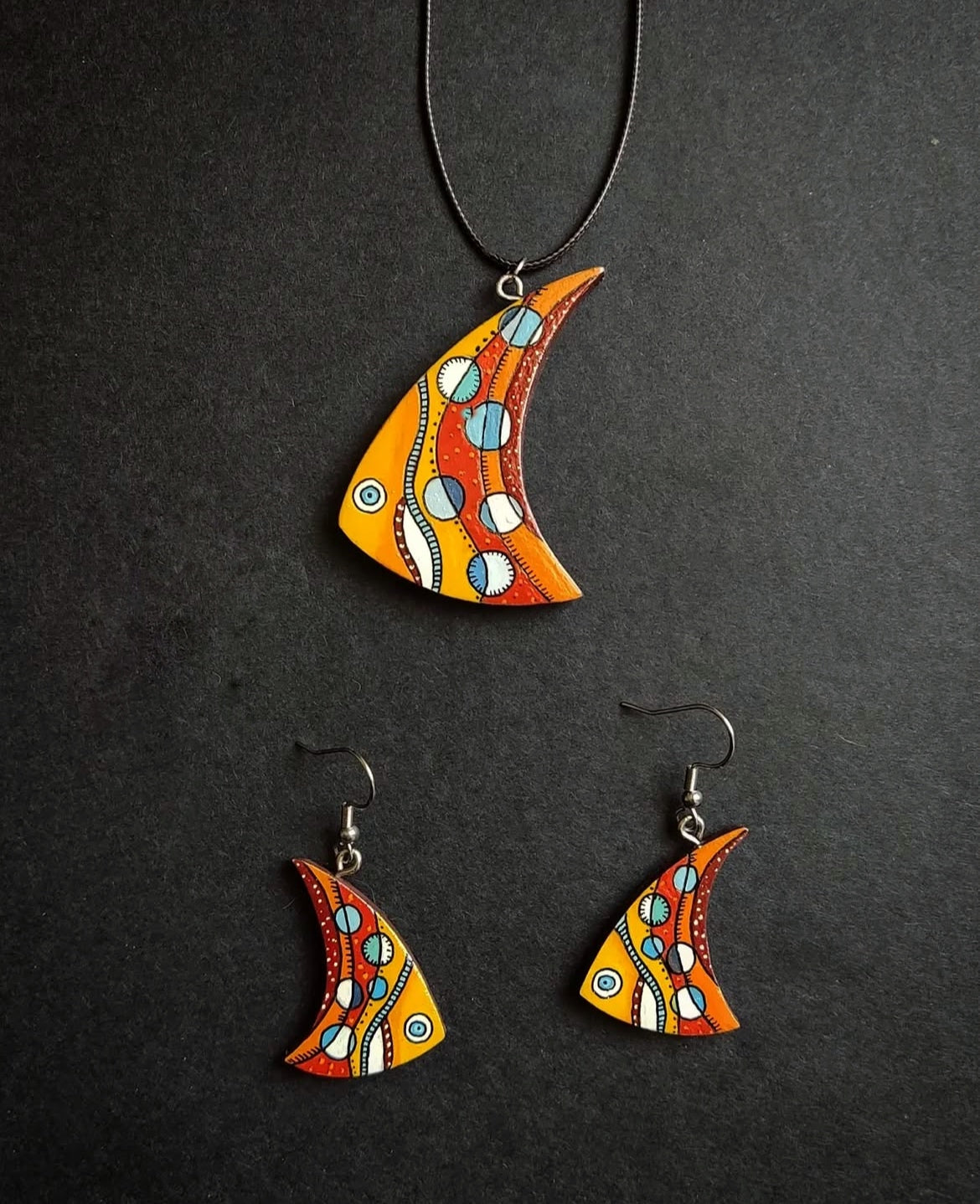 Hand-painted wooden Set